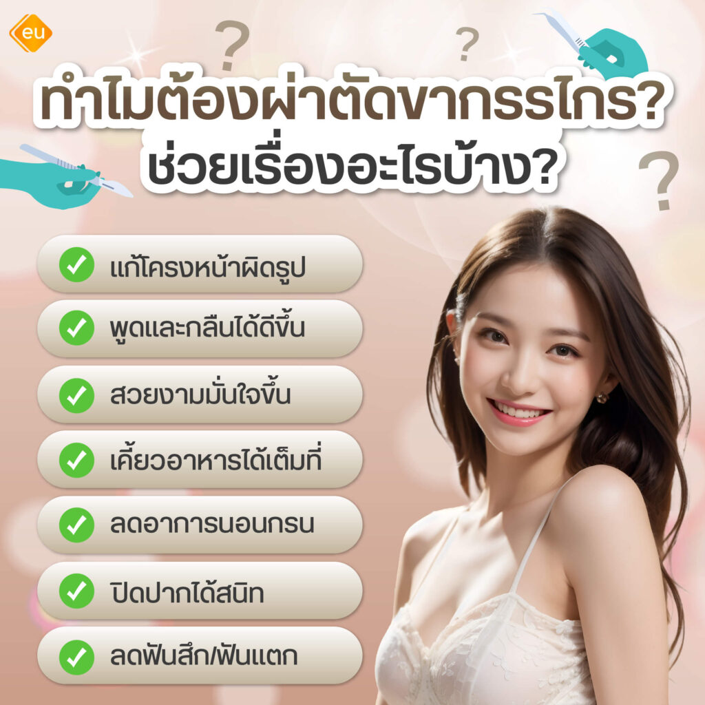 ทำไมถึงควรผ่าตัดขากรรไกร