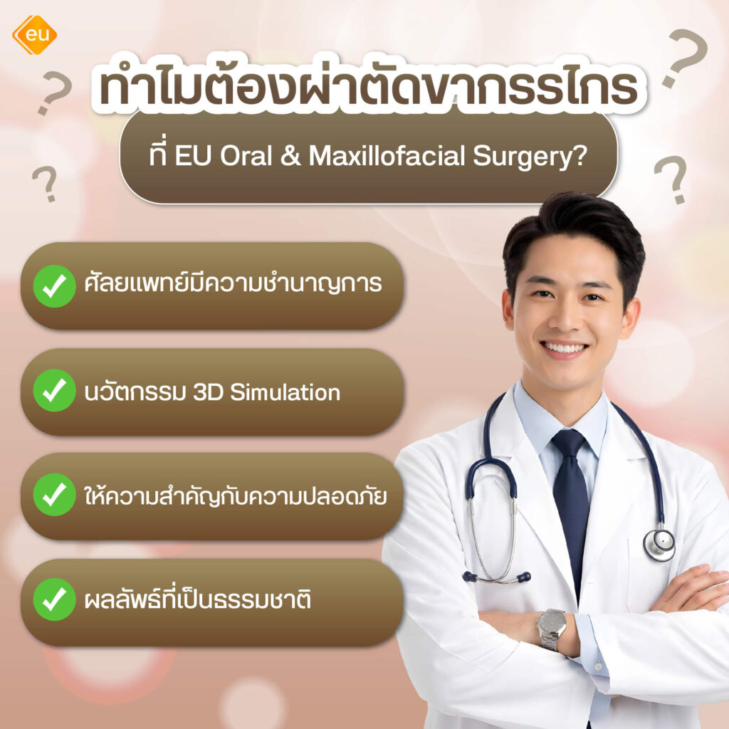ทำไมต้องผ่าตัดขากรรไกร ที่ eu