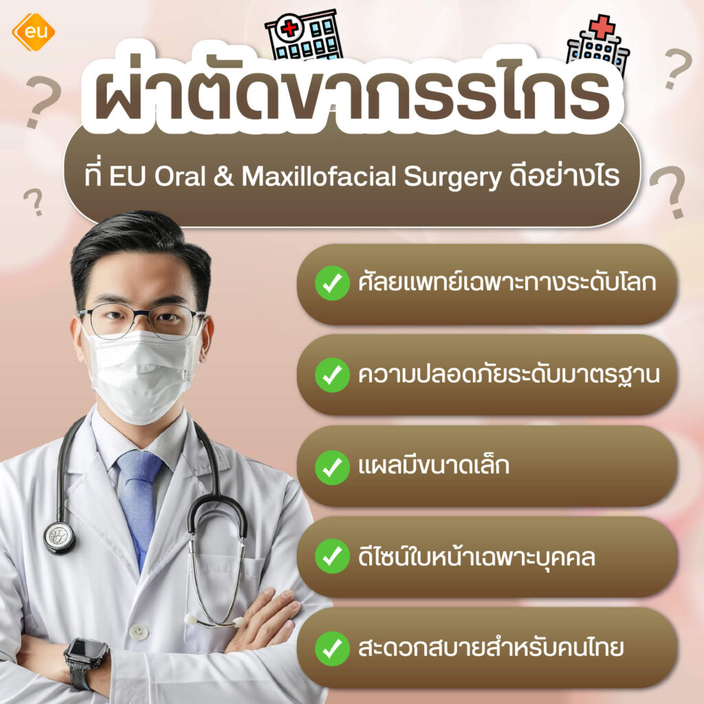 ผ่าตัดขากรรไกร กับ eu ดีอย่างไร